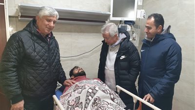 نقل لاعب انبي للمستشفي بعد اصابته بإارتجاج في المخ 