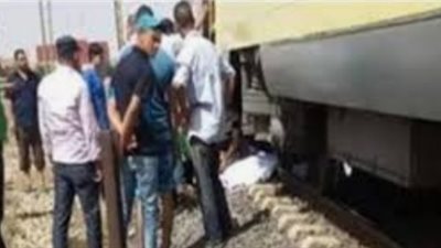مصرع شخص دهسته عجلات قطار بالبحيرة 
