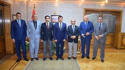 رسالة معالي الوزير لبطل مصر العالمي في المصارعة 