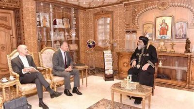 البابا تواضروس يستقبل السفير الأمريكي 