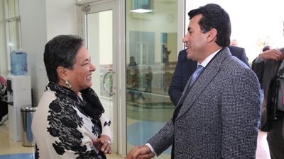 بحضور العديد من الوزراء.. أشرف صبحي يشهد افتتاح مستشفى