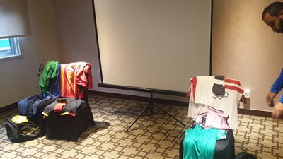 الزمالك بزيه الأساسي في مواجهة الترجي