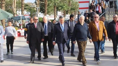 رئيس الزمالك يرحب بوفد الترجي التونسي 