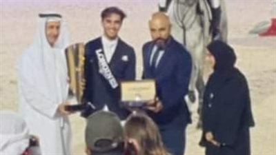 زيادة يحقق إنجازا تاريخيا بالفوز بذهبية بطولة الجائزة الكبرى بالإمارات 
