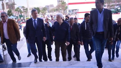 بالصور.. بعثة الترجي تتفقد منشآت الزمالك
