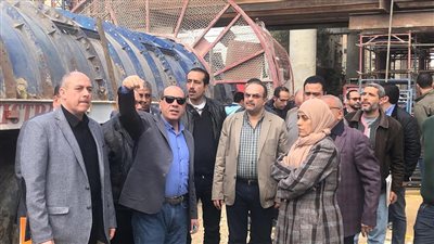 بالصور.. الموقف التنفيذي لمحور ترعة الزمر بالجيزة