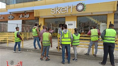 حملات الإزالة تطارد المخالفين بأحياء 6 أكتوبر (صور)