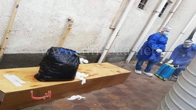 نعش متوفية بكورونا يثير الرعب والفزع بين الأهالي في الغربية (صور)