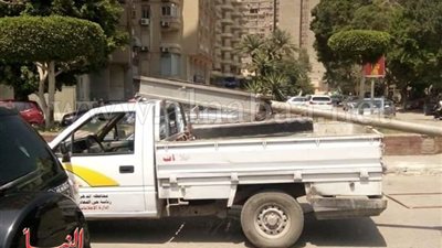 بالصور.. حملة موسعة لضبط المخالفات ورفع الإشغالات بالمعادي