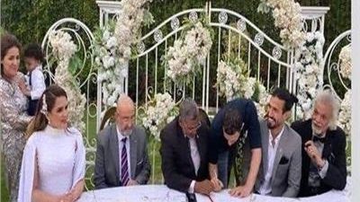 بالصور.. المذيعة شيما صابر تحتفل بعقد قرانها على لاعب كرة شهير