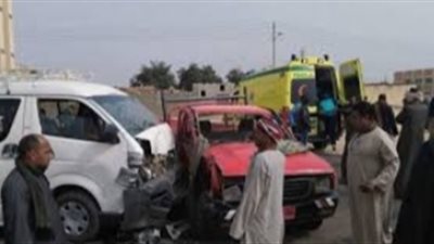 مصرع وإصابة 14 شخصا في حادث مروع بالبحيرة 