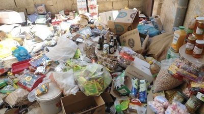 جبن ولحوم ودجاج وسمك..ضبط 55 طن أغذية فاسدة بالشرقية