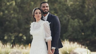 بالصور.. عقد قران محمد الشرنوبي وراندا رياض