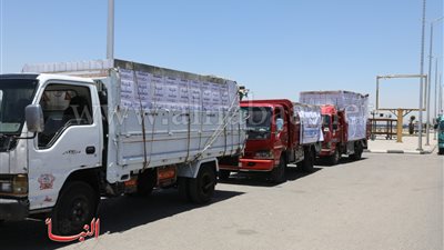 محافظ سوهاج يستقبل قافلة 