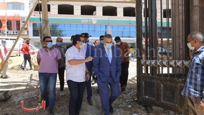محافظ سوهاج يتفقد بوابة مرسى ناصر السياحي وتطوير الحديقة المتحفية