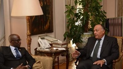 وزير الخارجية يستقبل رئيس مجلس الشيوخ البوروندي