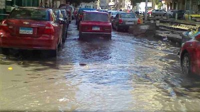غرق شوارع وميادين الغربية إثر هطول الأمطار
