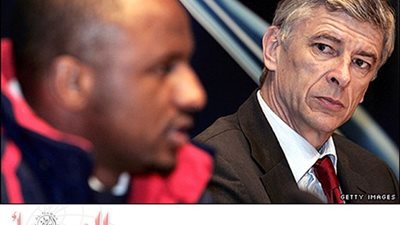 أرسنال يخطط للتعاقد مع فييرا لخلافة أرسين فينجر