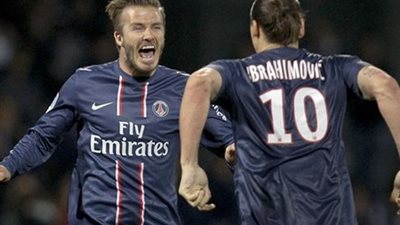 إبراهيموفيتش يتطلع لدعم مشروع بيكهام في الدوري الامريكي