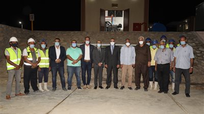 محافظ سوهاج يتفقد مشروع محطة معالجة صرف صحى الهجارسة بتكلفة ٦٨ مليون جنيه