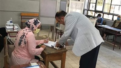 أبوزيد يدلي بصوته في انتخابات مجلس الشيوخ