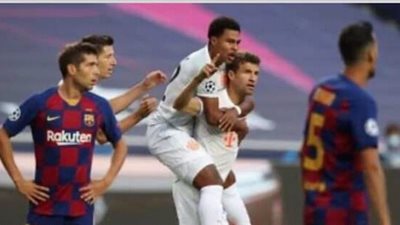 برشلونة ضد بايرن ميونخ ..سقوط مروع لبرشلونة وفوز كاسح ليايرن ميونخ 
