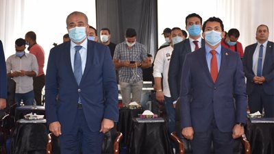 وزير الشباب والرياضة يصل الغربية لافتتاح نادي ماتريكس الرياضي وتتفقد المنطقة التجارية واللوجيستية 