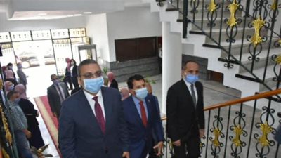 وزير الشباب والرياضة يصل الغربية لافتتاح نادي ماتريكس الرياضي وتتفقد المنطقة التجارية واللوجيستية 