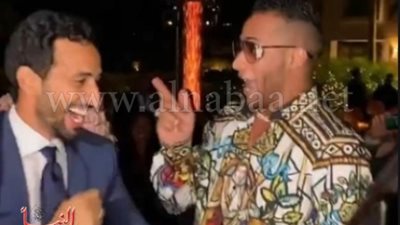 بالفيديو.. محمد رمضان يشعل حفل خطوبة ابنة مدحت العدل