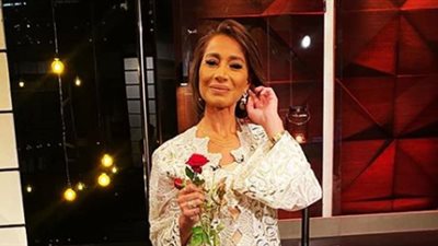 شاهد.. بسمة وهبة تسافر إلى خارج البلاد من أجل العلاج