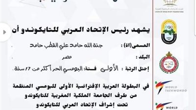 نجمة البومزا جنة الله حامد تستعد لبطولة العالم وتحلم بالذهبية 