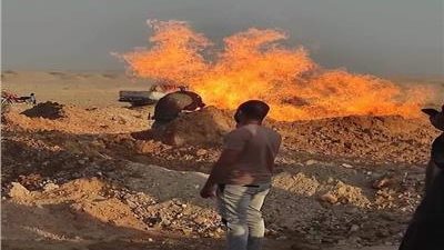 جامعة سوهاج تكشف تفاصيل صادمة بشأن أسباب اشتعال بئر جرجا