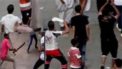 «حرب شوارع».. معركة طاحنة بالأسلحة البيضاء في حدائق المعادي