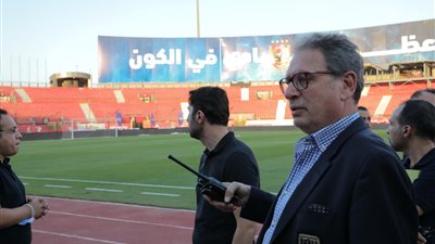 بالصور- وفد الكاف يزور استاد الاهلى we السلام لاعتماده لمباريات الأحمر الأفريقية