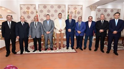 محافظ الدقهلية يلتقي نواب مجلس الشيوخ