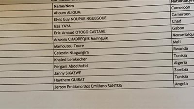 الكاميروني أليوم حكما لمباراة نهائي الكونفدرالية بين بيراميدز ونهضة بركان