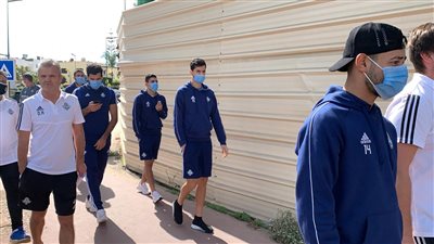 جولة مشي حرة بالرباط للاعبي بيراميدز قبل مباراة النهائي