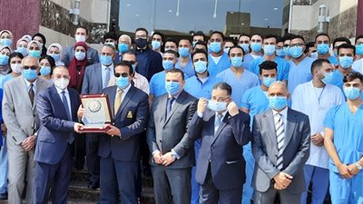 وزير التعليم العالي يضع حجر الأساس للمستشفى التعليمي بجامعة الدلتا للعلوم