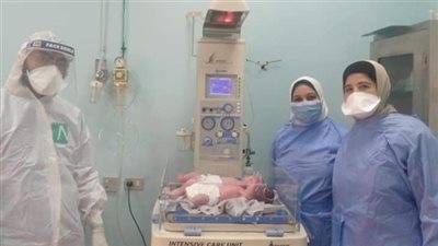 تفاصيل وضع سيدة مصابة بكورونا 