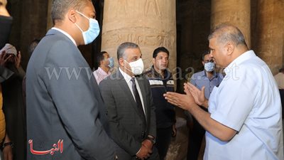 محافظ سوهاج يتفقد المناطق الأثرية بعرابة أبيدوس في البلينا