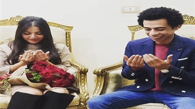 بالصور.. الفنان الشاب أحمد سلطان يحتفل بخطبته