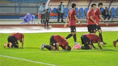 انتظام خماسي سيراميكا كليوباترا في مران الفريق 