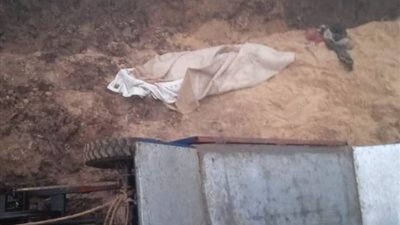 بالصور.. حفرة بالغربية تنهي حياة سيدة وجنينها 