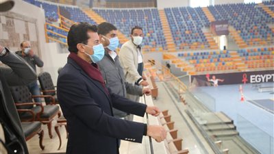 وزير الرياضة يطمئن على بعثة منتخب اليابان لليد