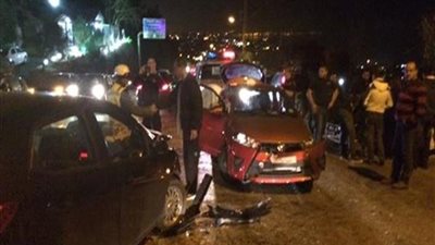 تفاصيل «بشعة» لحادث على محور 26 يوليو راح ضحيته منتج و3 أشخاص آخرين