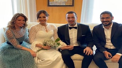 بالصور.. رسالة خاصة جدا بمناسبة زفاف معز مسعود وحلا شيحة