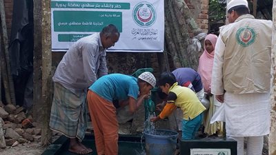«الأطباء العرب» يحفر 9 آبار مياه للاجئي «الروهينجا»