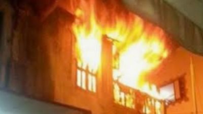 الحزن يخيم على أهالي أوسيم بعد مصرع أسرة بالكامل في حريق