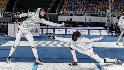 في إنجاز تاريخي .. محمد السيد ومحمد ياسين يتأهلان لربع نهائي الفردي لسيف المبارزة ببطولة العالم للسلاح