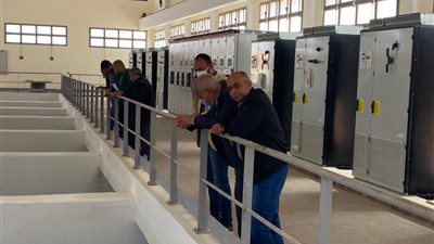 تشغيل محطة مياه جديدة لتغذية الإسكان الاجتماعي بالـ800 فدان